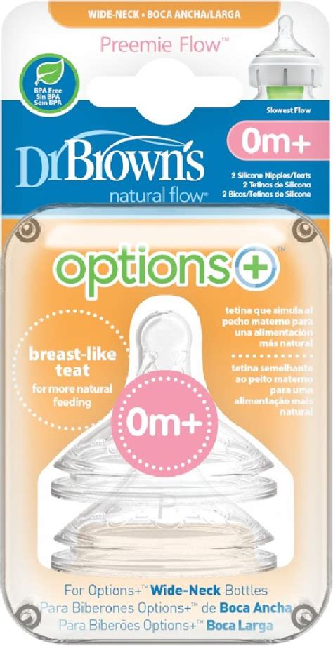 preemie nipple dr brown|Dr. Brown’s Natural Flow® Wide